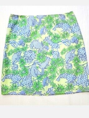 Lilly Pulitzer Seafood Salad White Label Skirt Size 4